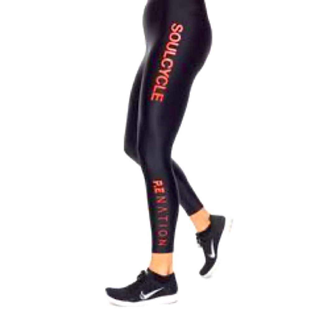 NWT SoulCycle x PE Nation 7/8 Logo Leggings